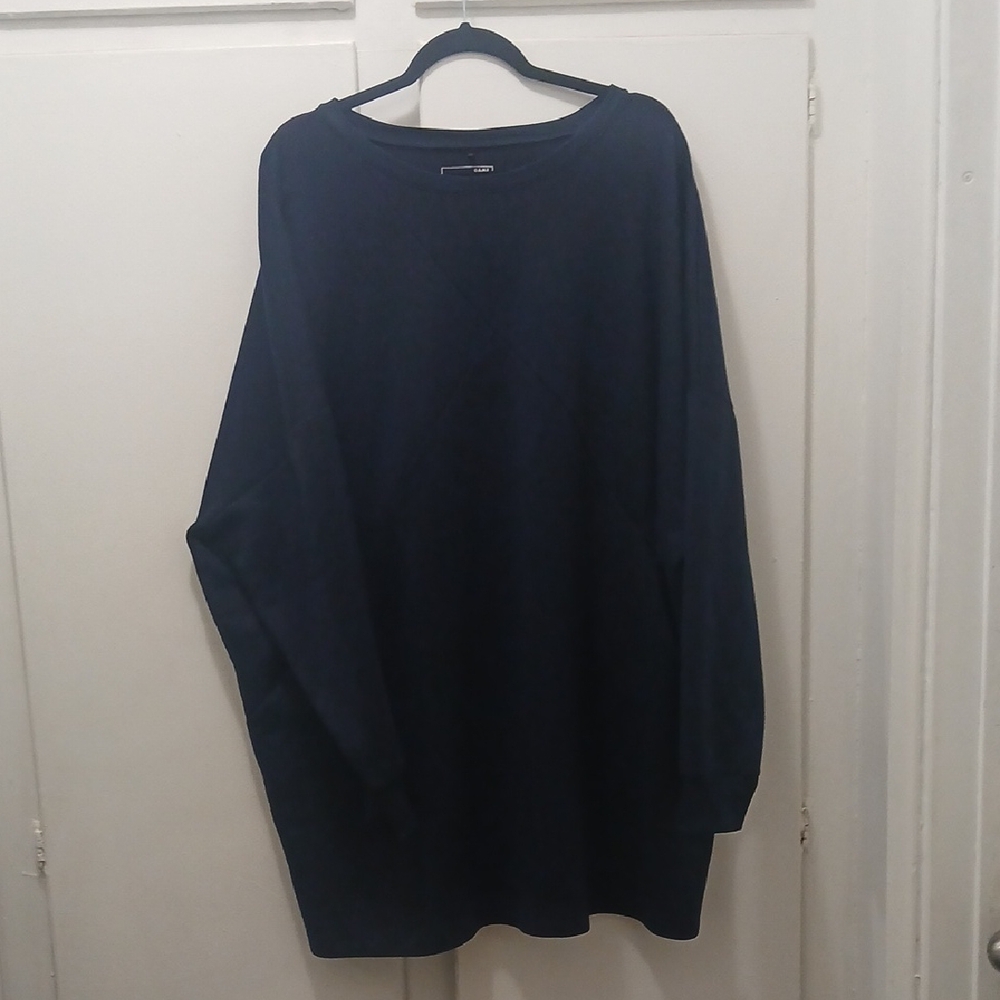 Elegant Navy Long Sleeve Dress